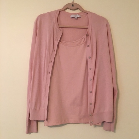 NWOT designer (2) piece tank top with matching sweater - Picture 2 of 11